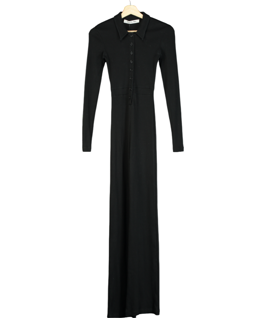 Peachy Den Black The June Jumpsuit UK XS