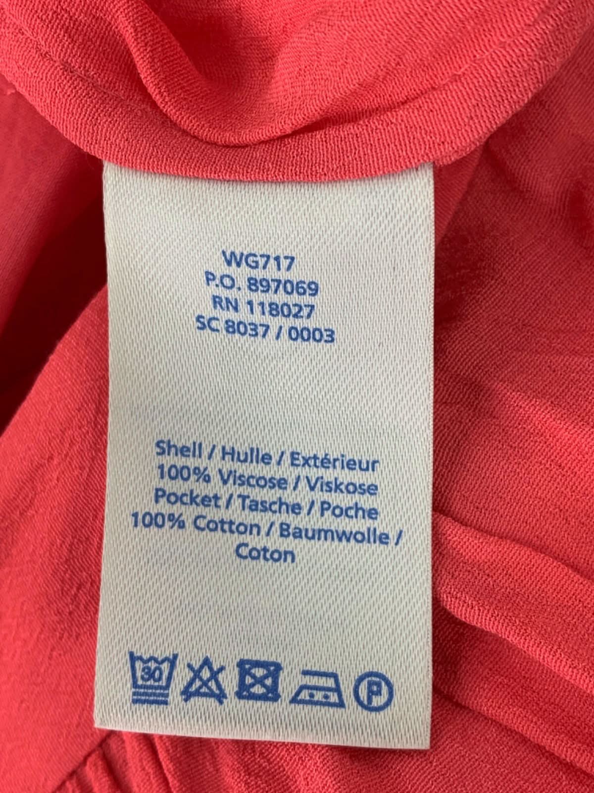 Boden Red Pleated Maxi Skirt UK 16 long