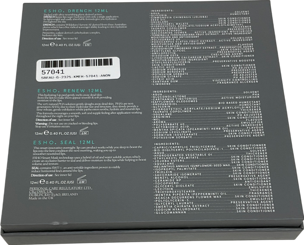 Esho 24hr Lip Treatment System 3x12ml