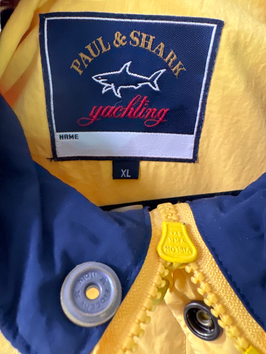 Paul & Shark Yellow Yachting Jacket XL