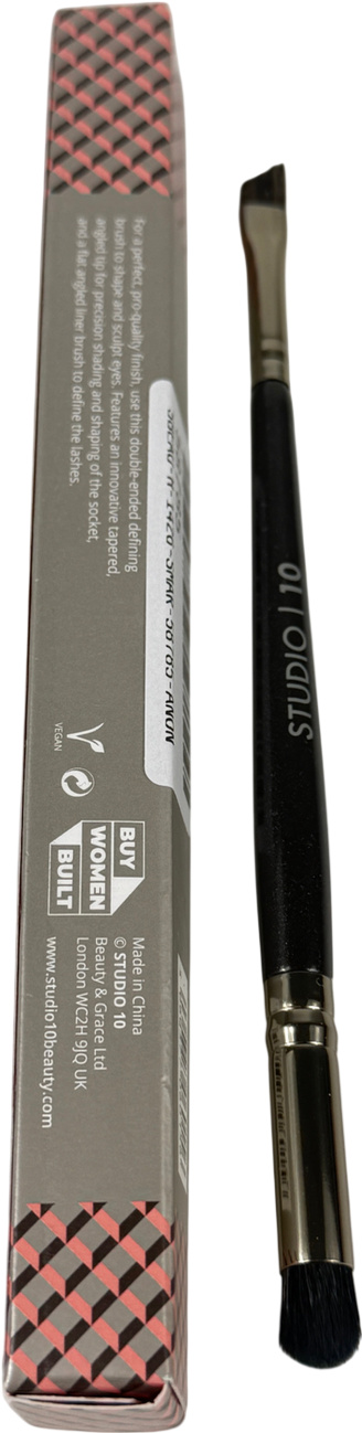 Studio 10 Double Ended Vegan Eye Define Brush One size