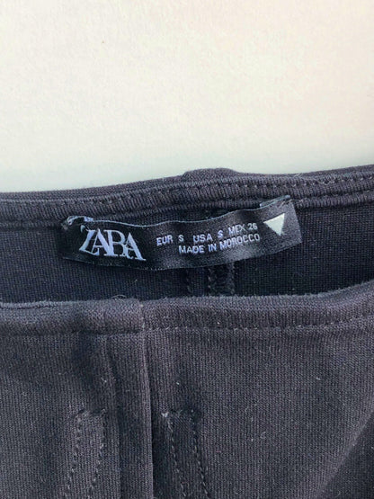 Zara Black Cropped Tank Top S