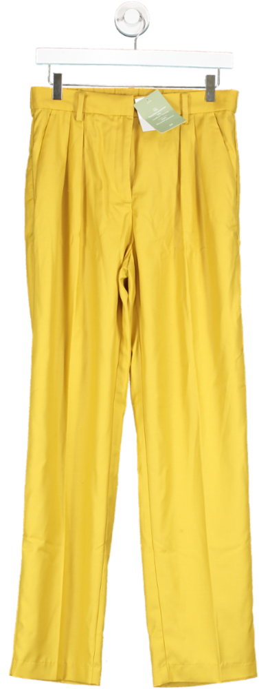 H&M Yellow Tapered Trousers UK 10