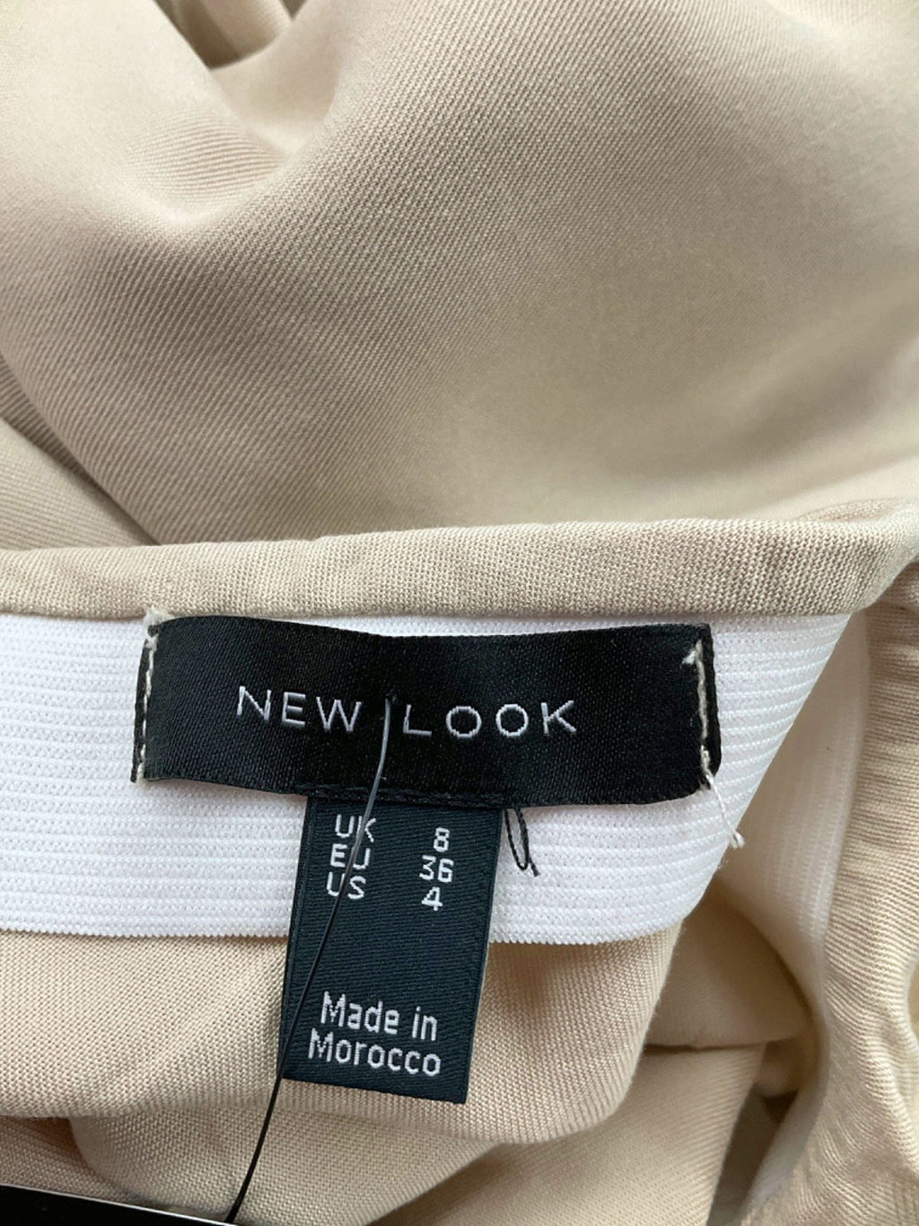 New Look Beige Midi Skirt UK 8