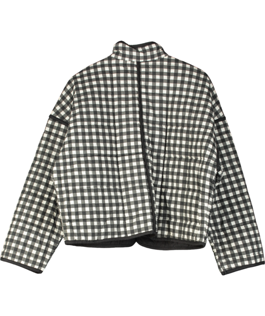 Free People Black Chloe Gingham Jacket UK S