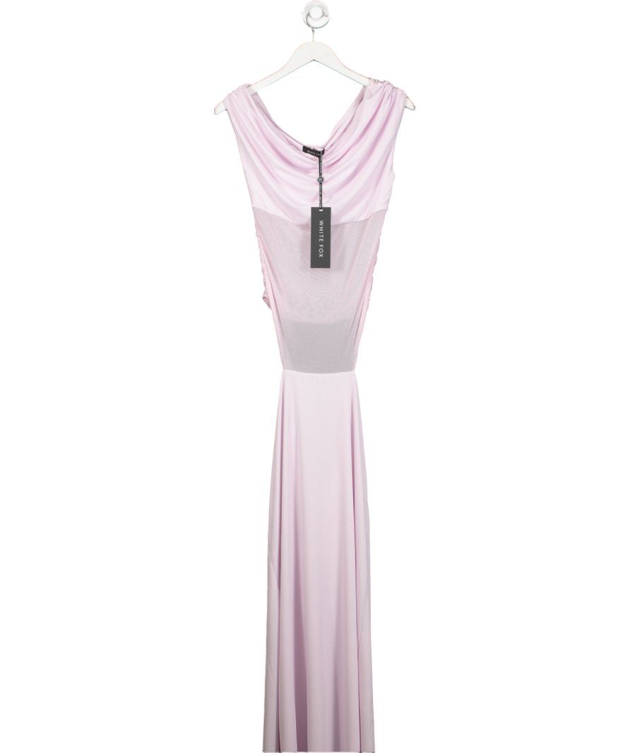 White Fox Pink Girls Night Maxi Dress UK L