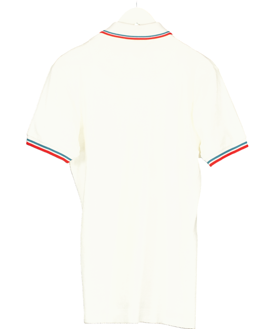 Orlebar Brown Cream Jarrett Stripe Polo Shirt UK S