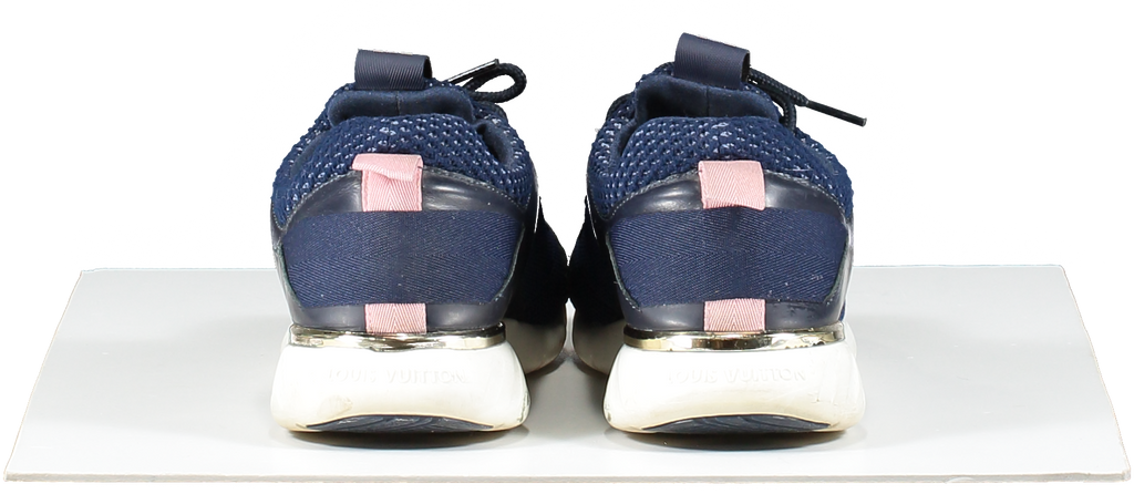 Louis Vuitton Blue LV Aftergame Logo Trainers UK 3 EU 36 👠