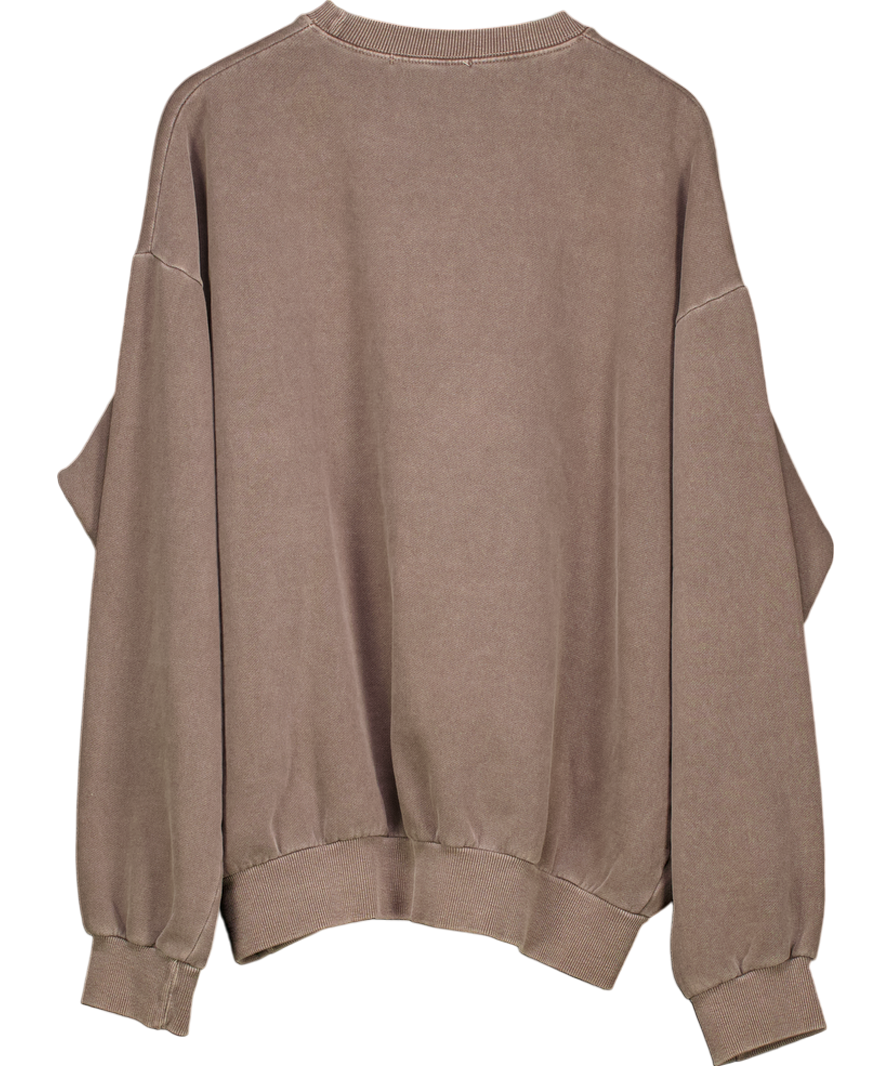 Wit And Wonder Brown Crew Neck Sweater UK L/XL