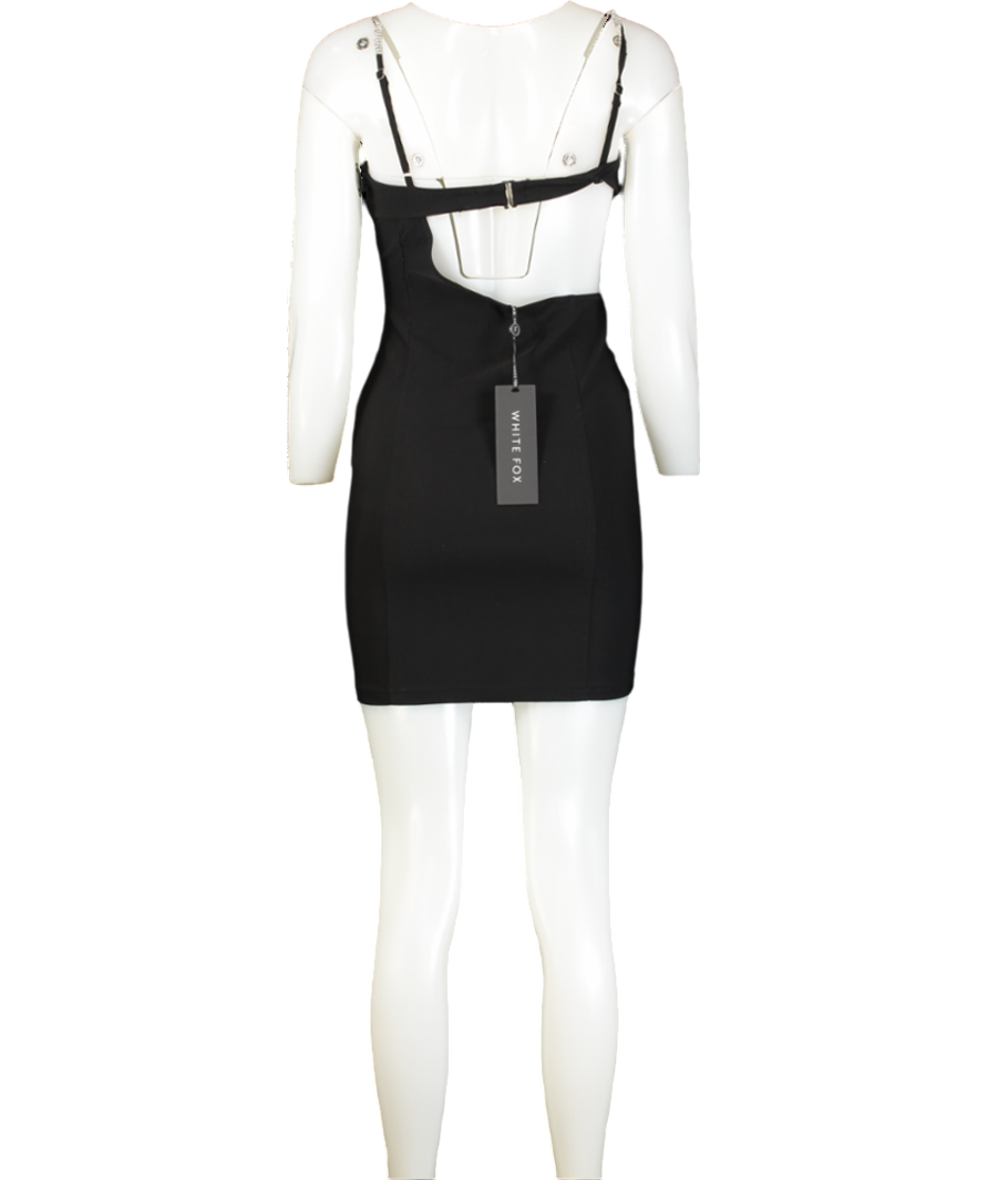 White Fox Black Turn Back Time Mini Dress UK M