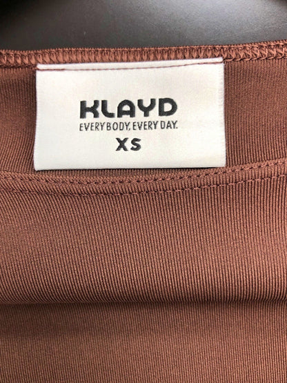 KLAYD Brown Long Sleeve Top XS