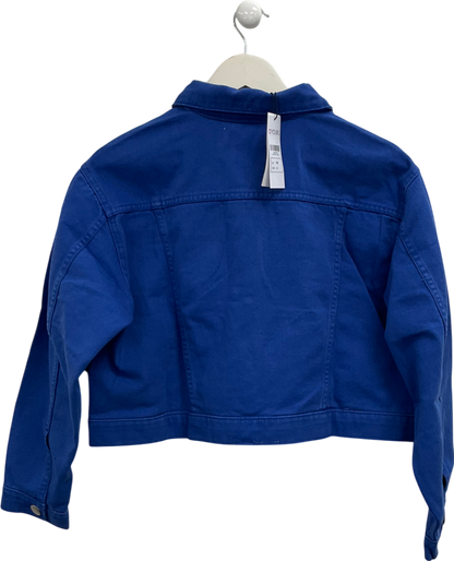 Yours Blue Cobalt Denim Jacket UK 14