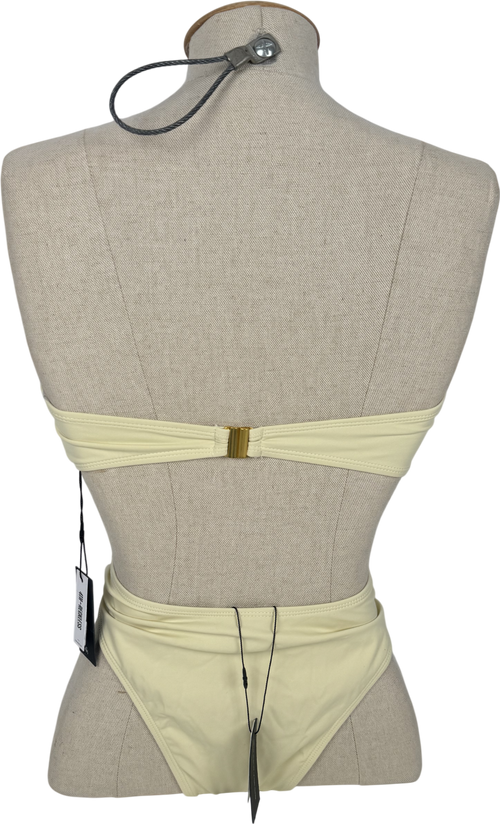 4th & Reckless Cream Cecelia Bikini Set UK 10