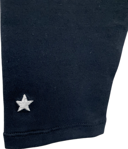 Mintie by Mint Velvet Blue Embroidered Star Leggings 9 Years