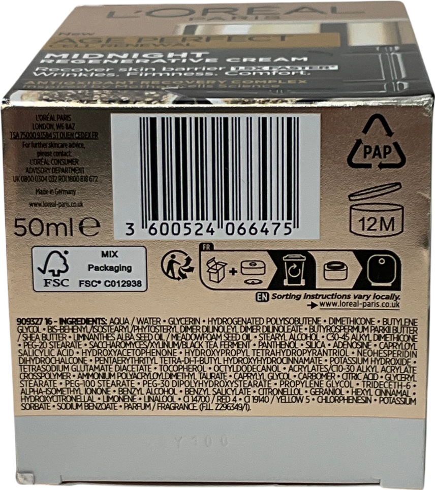 loreal Midnight Regenerative Cream 50ml