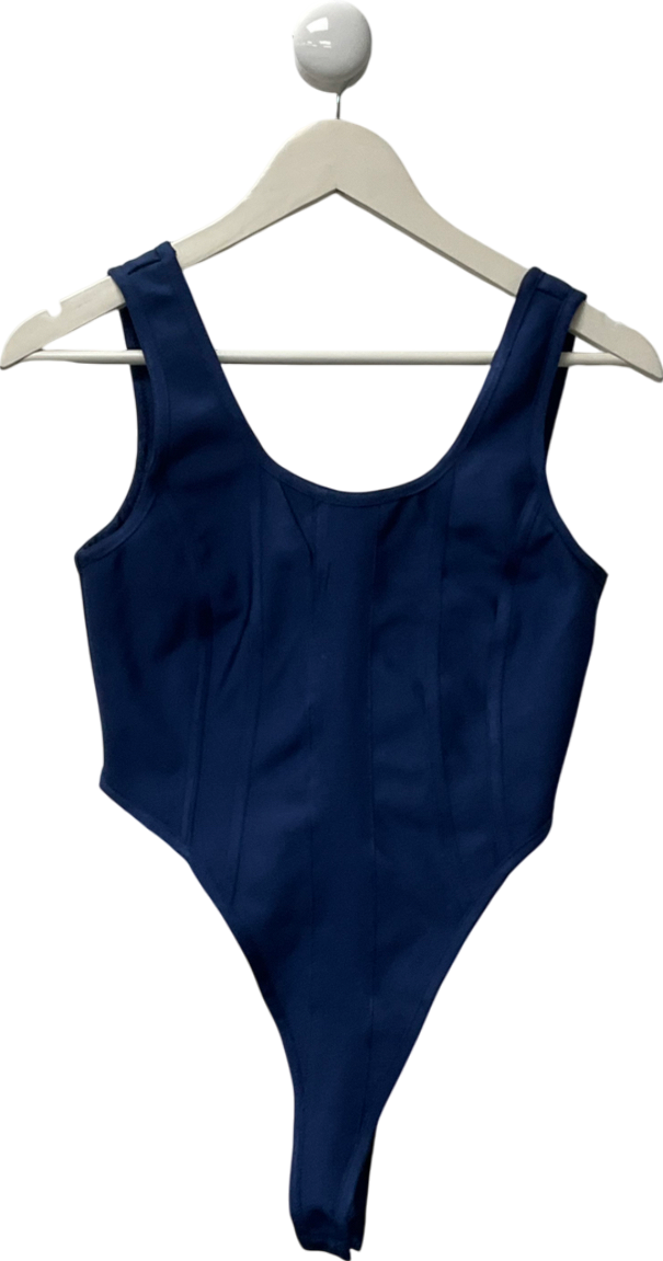 peace + love Blue Corset Style Bodysuit UK 10