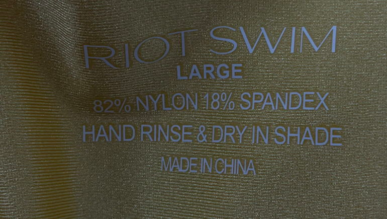 riot swim Yellow Dash One Piece- Poppy UK L