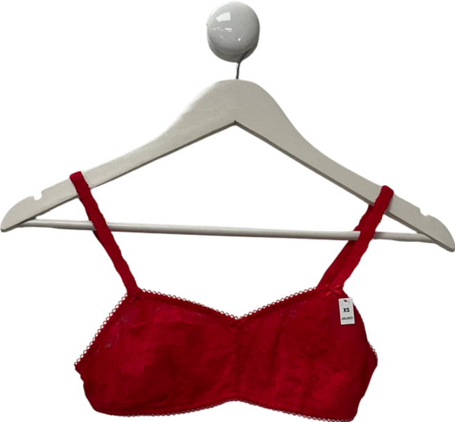 victoria secret Red Pepper Balcony Bralette UK XS