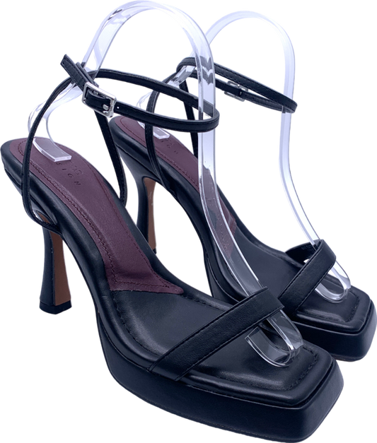 ASOS Black Nimble Slim Platform High Heeled Sandals UK 6 EU 39 👠
