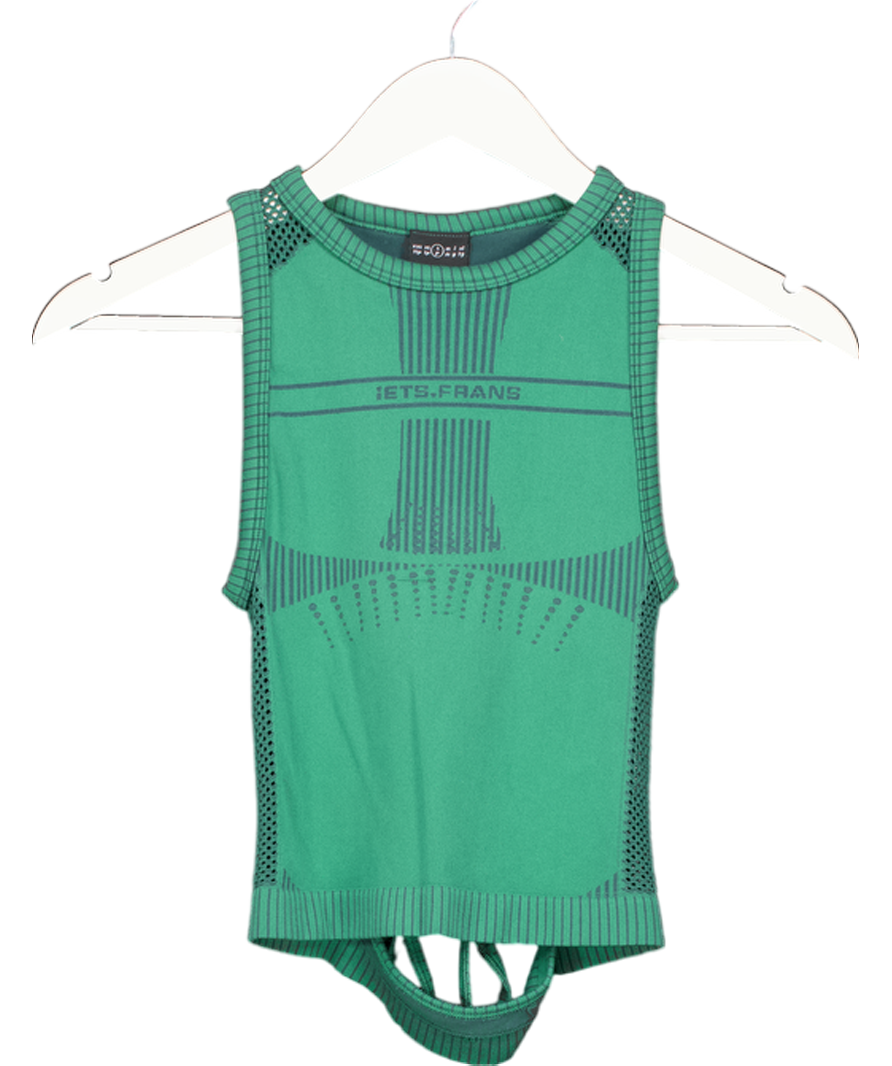 Urban Outfitters Green Lara Cropped Tank Top UK S