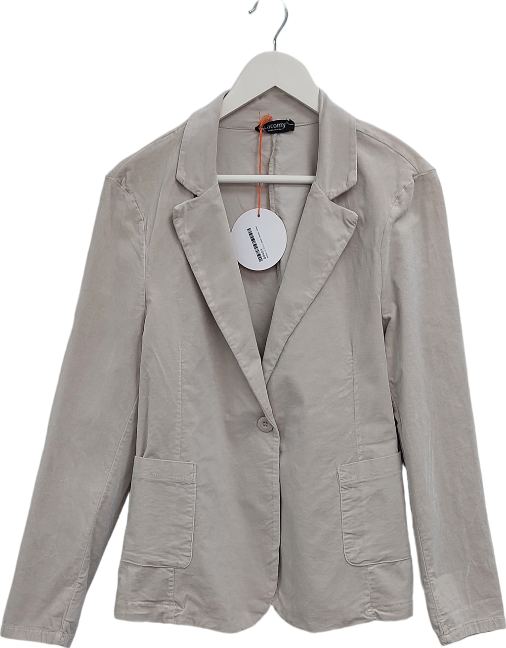 Lacomy Beige Cotton Blazer UK XL