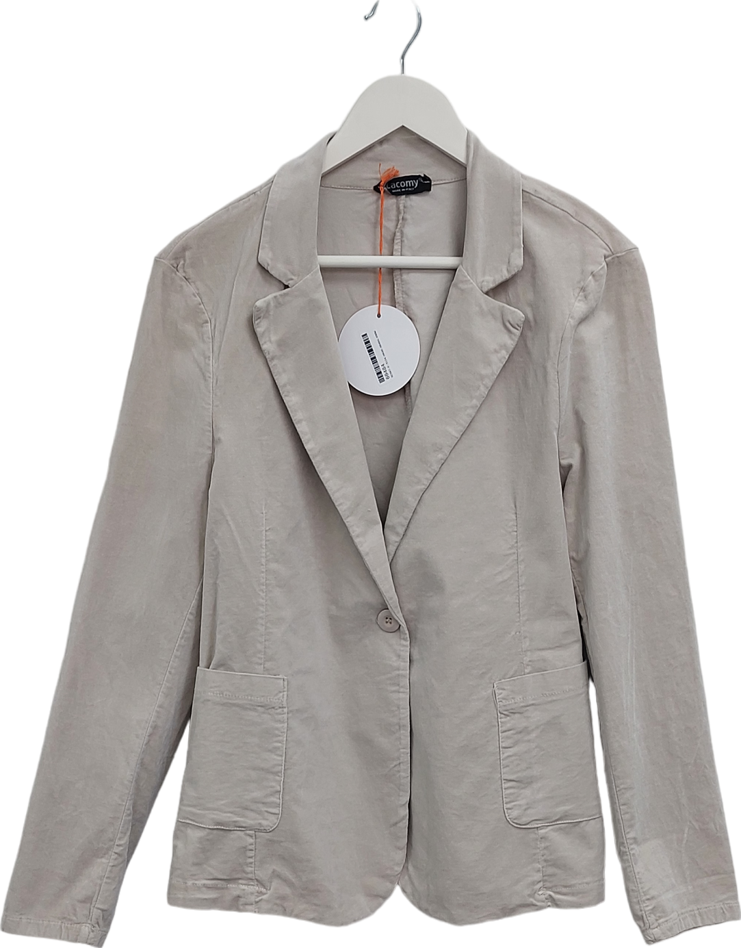 Lacomy Beige Cotton Blazer UK XL