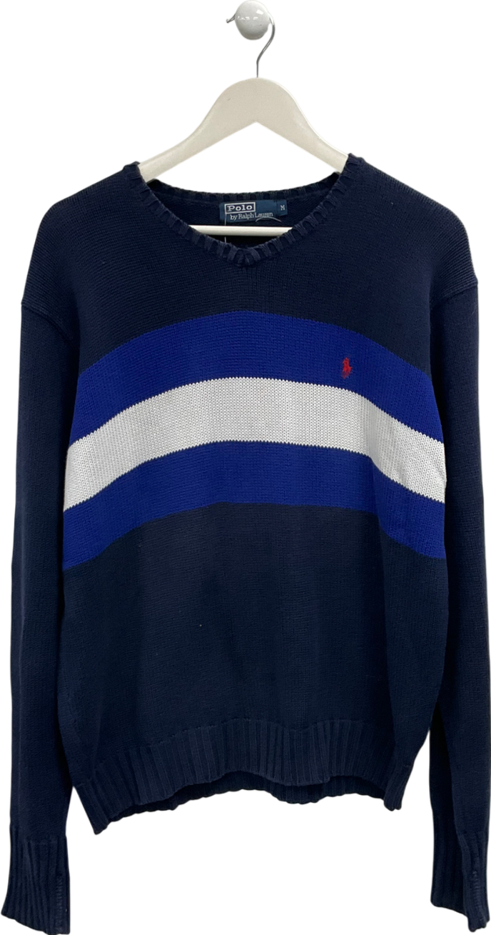 Polo Ralph Lauren Blue Cotton Sweater UK M