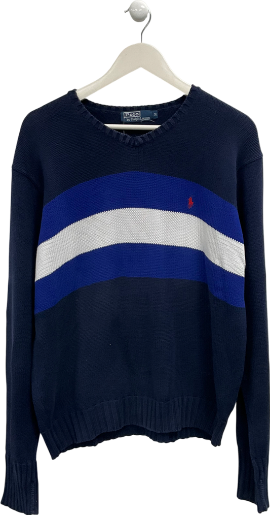 Polo Ralph Lauren Blue Cotton Sweater UK M