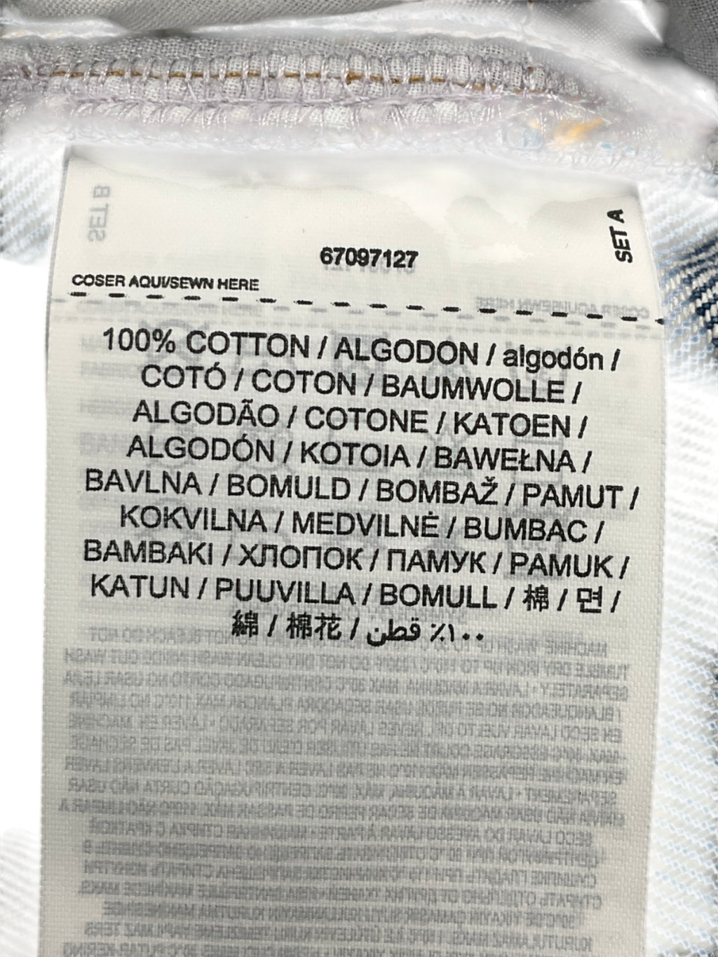 MANGO Blue High Waist Straight Shorts UK 8