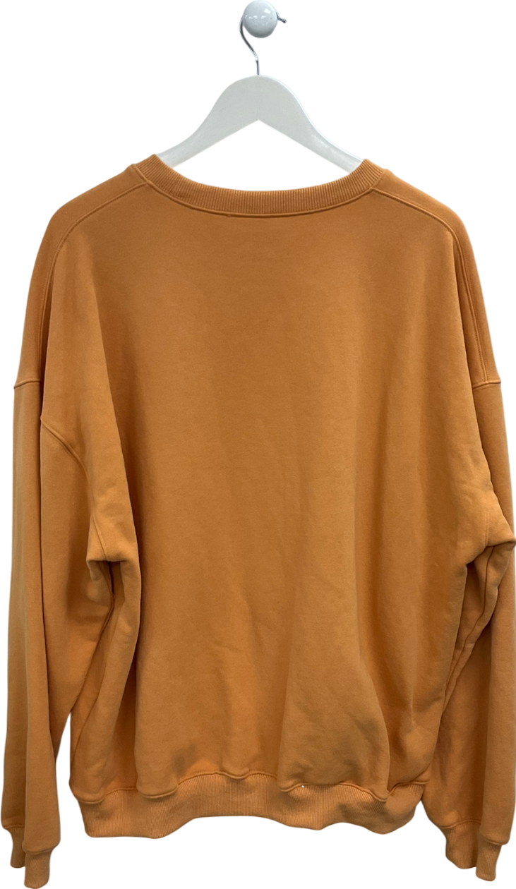 SLA the label Orange Cotton sweatshirt UK L