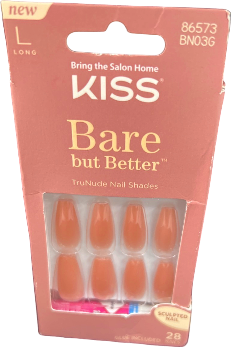 Kiss Bare but Better TruNude Nail Shades Long