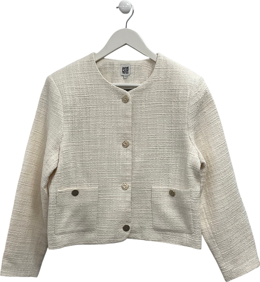 La Redoute Cream Boucle Blazer UK 12