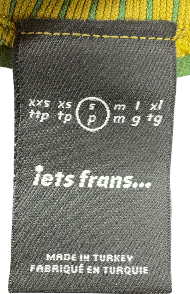 Urban Outfitters Green Serena Ribbed Mesh Tank Top UK S