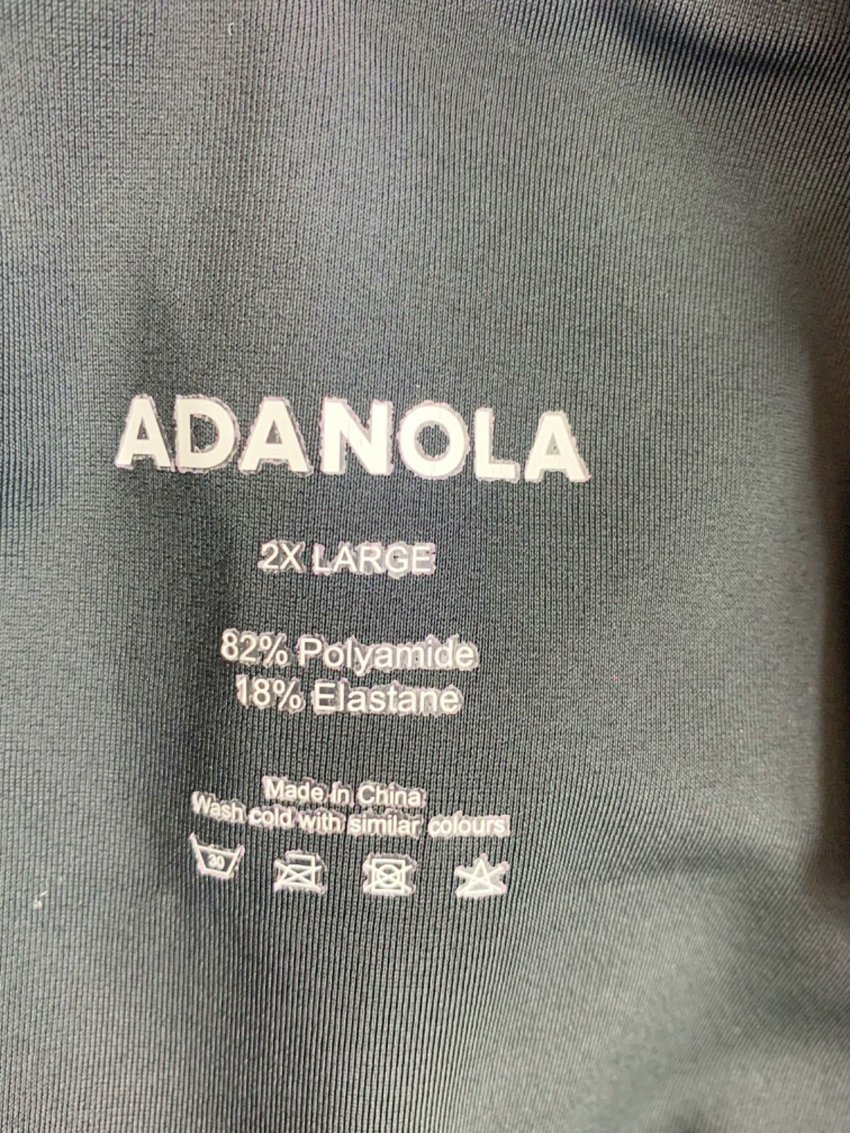 Adanola Black Bodysuit UK 2XL