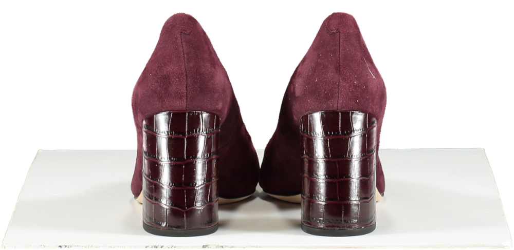 J.Mclaughlin Purple Beatrice Suede Heels UK 7 EU 40 👠