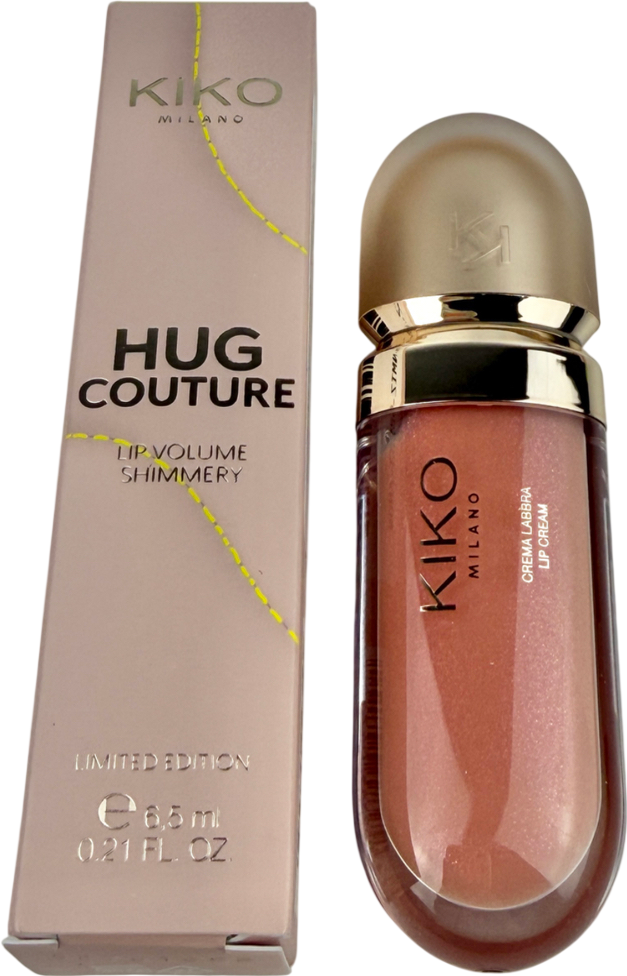 KIKO Hug Couture Lip Volume Shimmery Limited Edition 3 Mocha Glaze 6.5ml