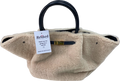 DeMellier Beige Shearling Tote Bag
