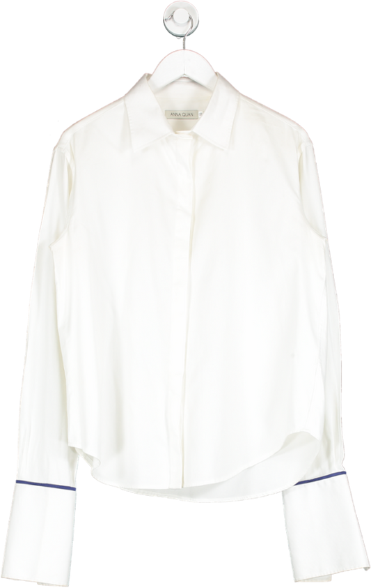 Anna Quan White Anne Shirt UK 10