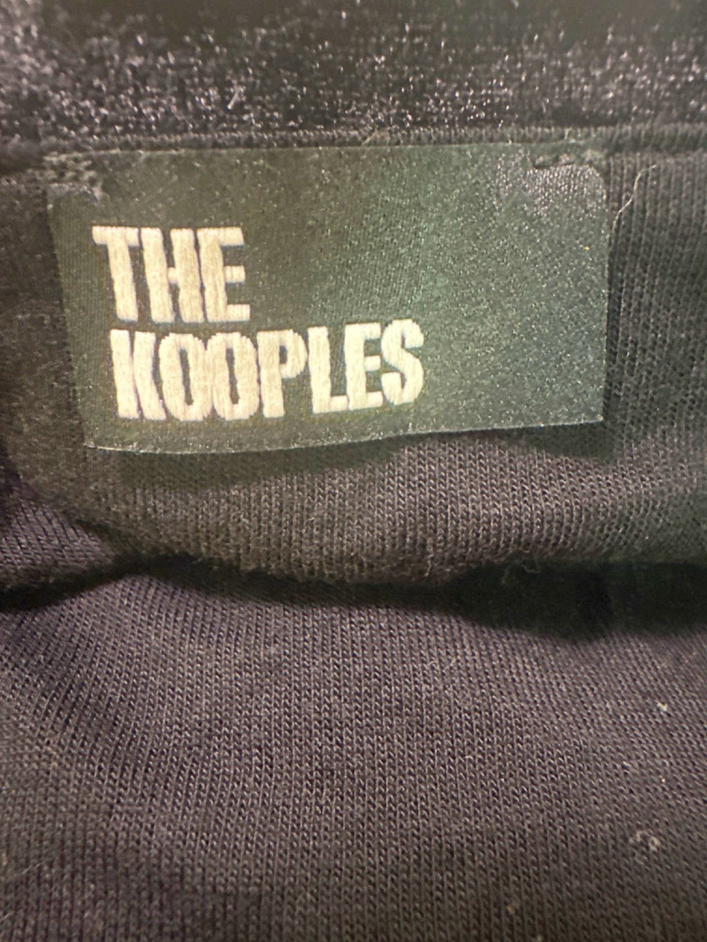 The Kooples Black Ruched Skirt SZ1 UK 8