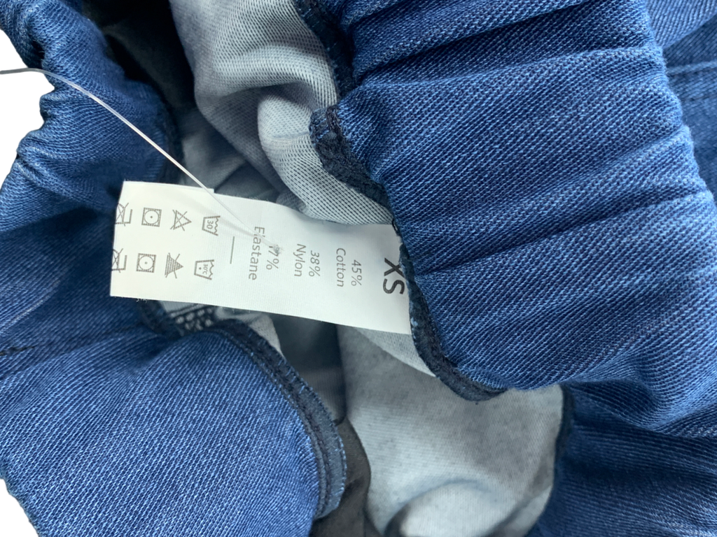 halara Blue High Waisted Pocketed Pants UK XS