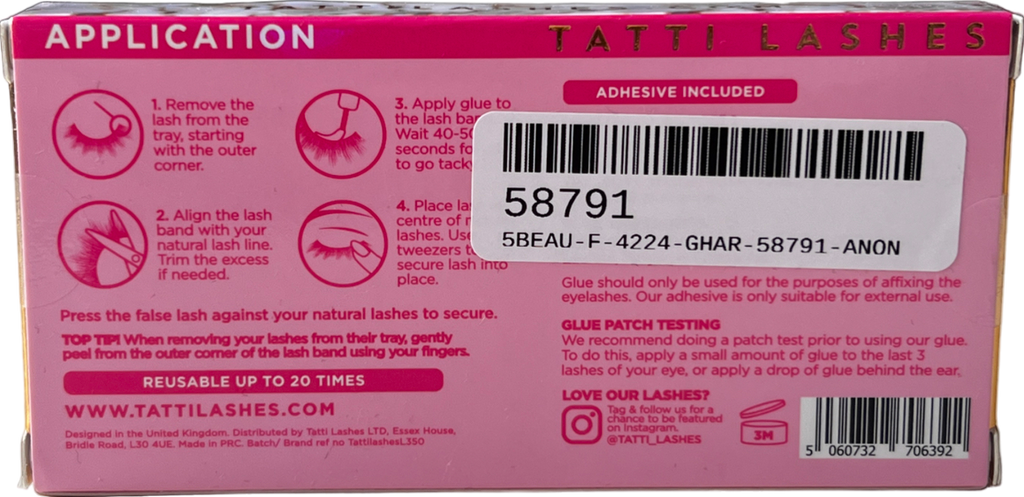 Tatti Lashes Tl6 Lashes Tl6 One size