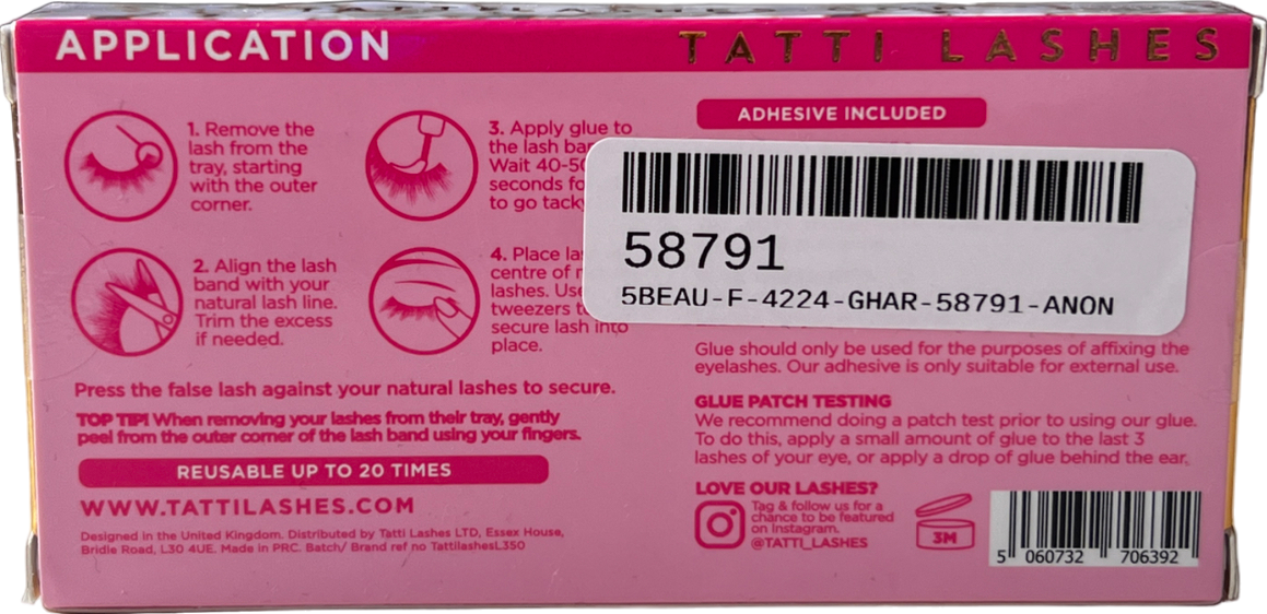 Tatti Lashes Tl6 Lashes Tl6 One size