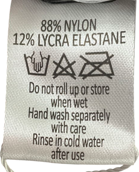 Hunza G Pink Nile Ribbed Swimsuit UK S