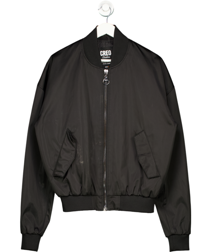 CREO Studios Creo Studios Silva Mens Black Bomber UK M
