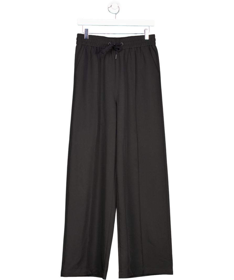 WAT. THE BRAND Black Seam Front Wide Leg Trousers UK 8