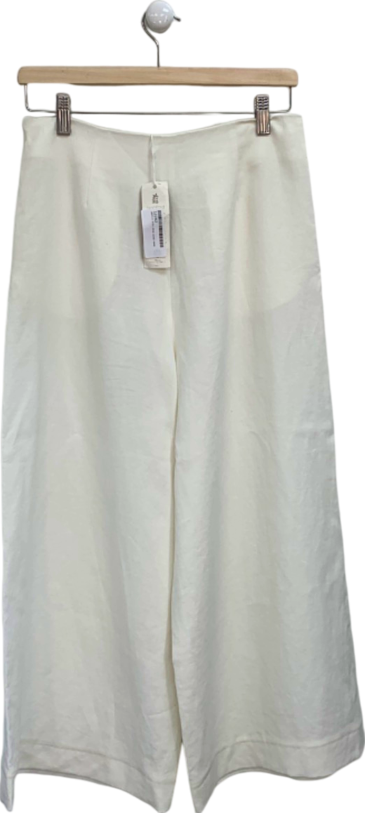 Bamford White Wide Leg Pant UK M