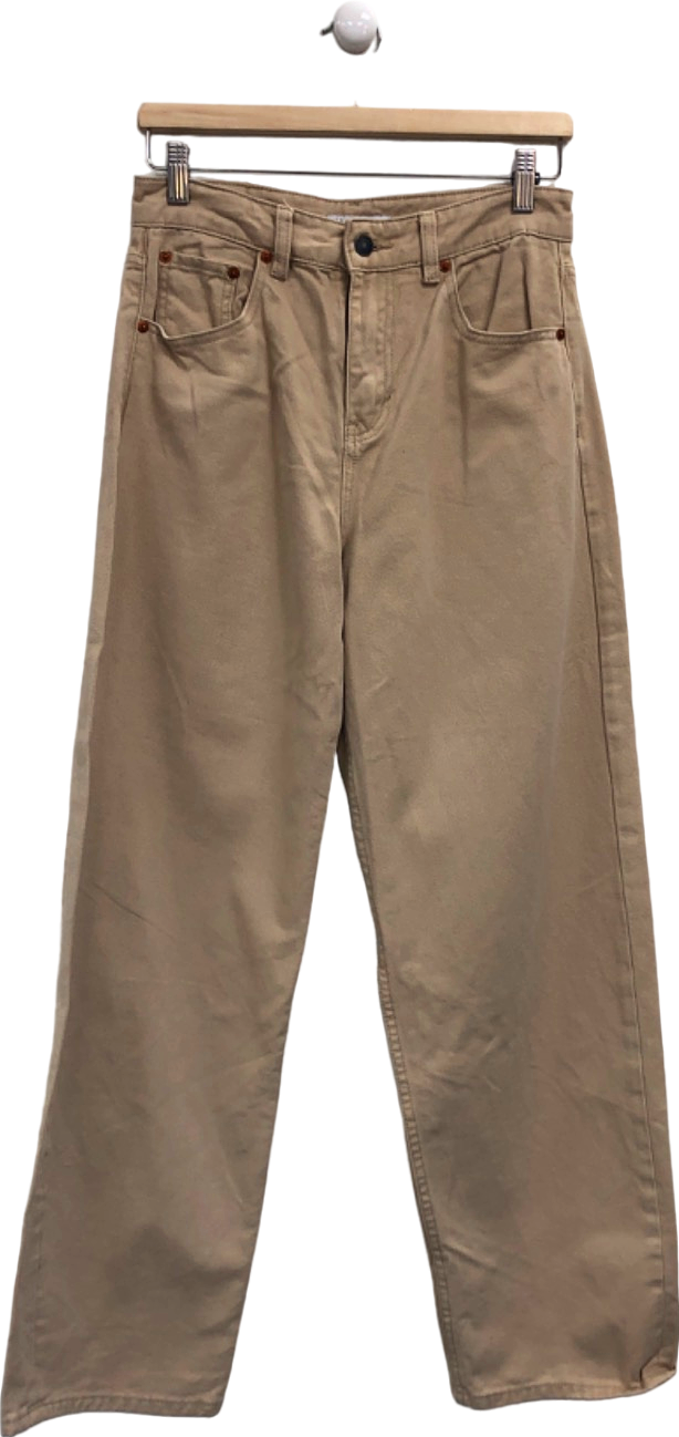Motel Beige Denim Trousers UK S