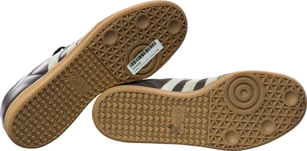 adidas Originals Samba Trainers - Brown / Putty Grey / Gold Metallic UK 7 EU 40 👠