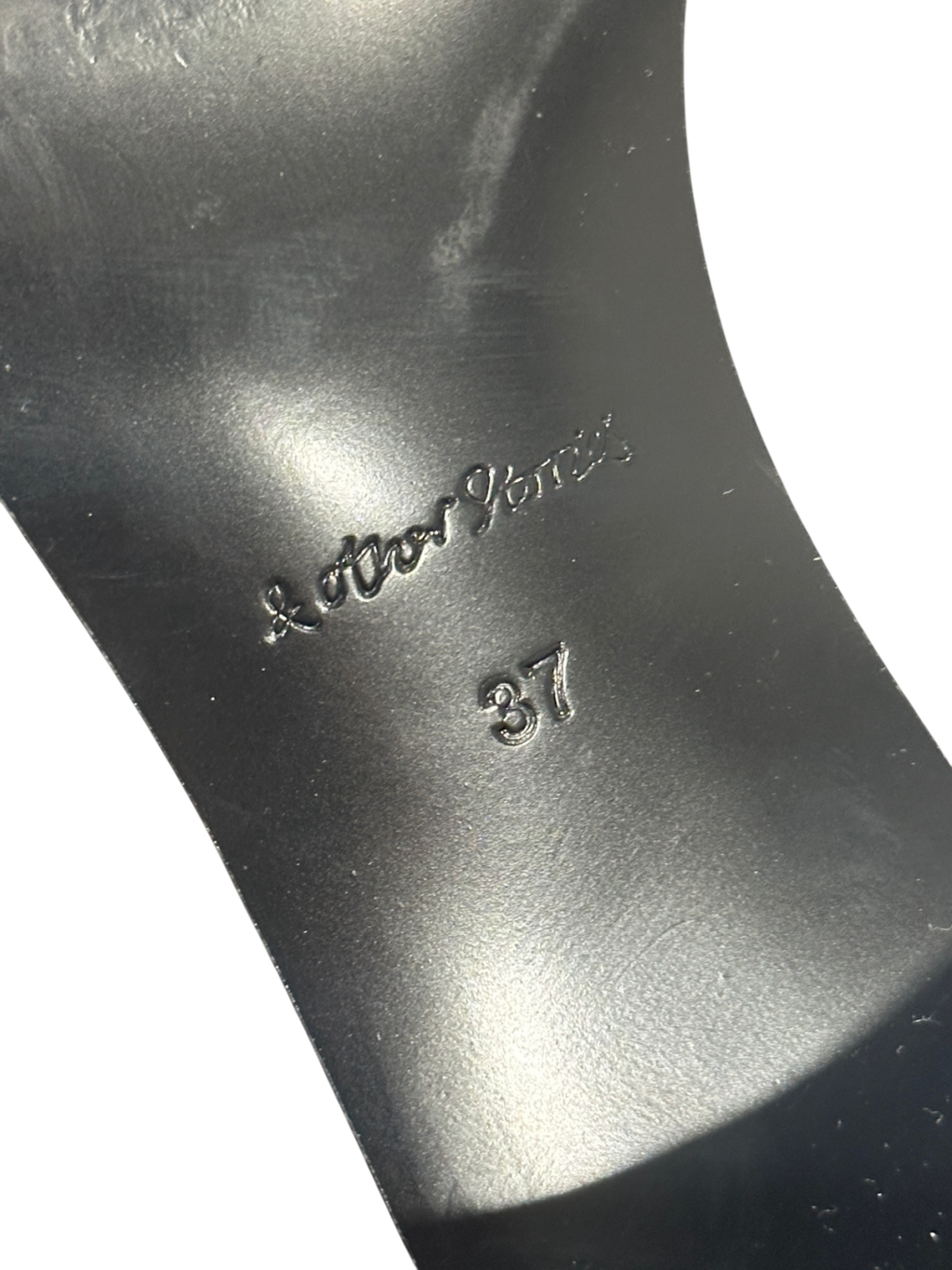 & Other Stories Black Suede Knee High Boots UK 4 EU 37 👠