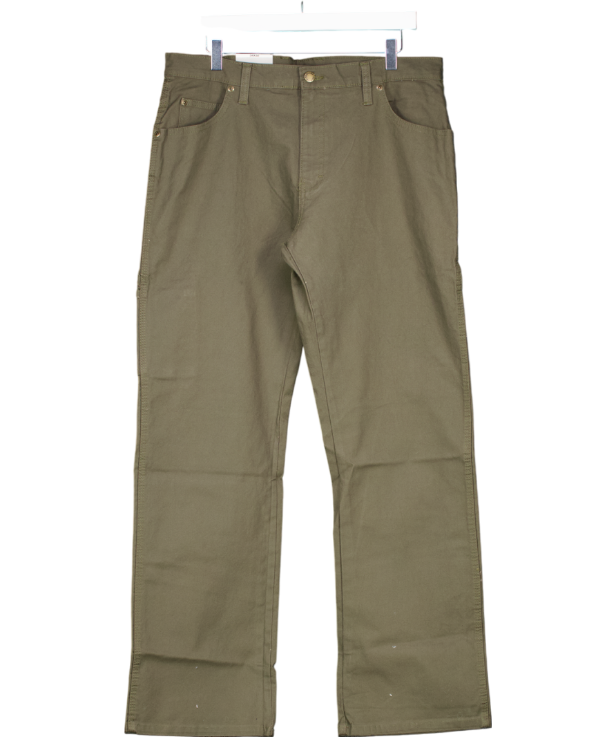Dickies Green Duck Carpenter Jeans W34